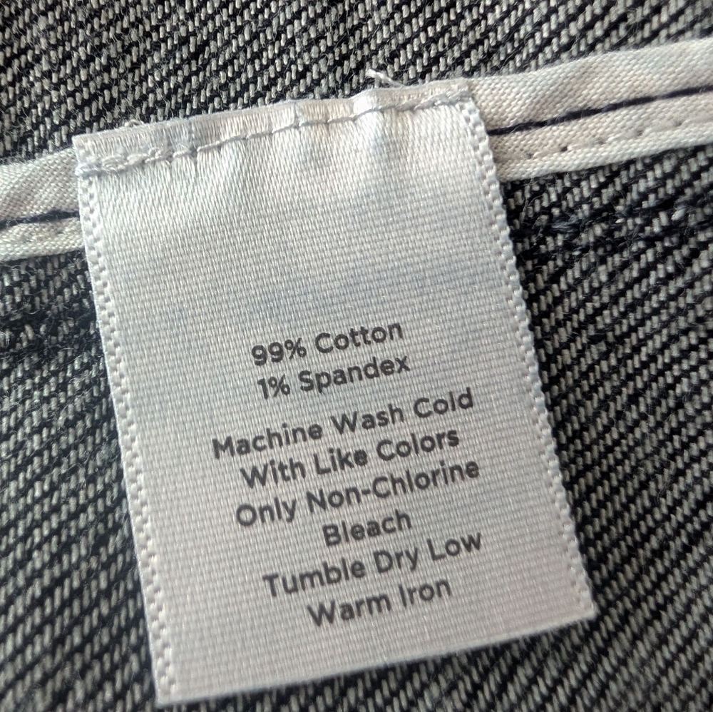 Talbots Dark Blue Jean Jacket Size 14 - Picture 5 of 13
